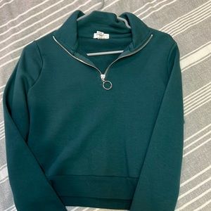 Full Tilt Teal quarter zip